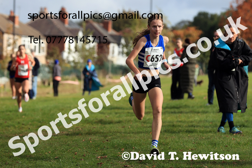 Girls Under-16s 2026 Northern Cross Country Relays, Graves Park, Sheffield. Photo: David T. Hewitson/Sports for All Pics